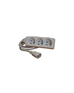 ADAPTADOR IEC-C14 / 3 tomas FR